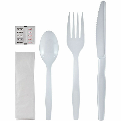 Genuine Joe 6-Piece Medium-Weight Utensil Kit (58927)