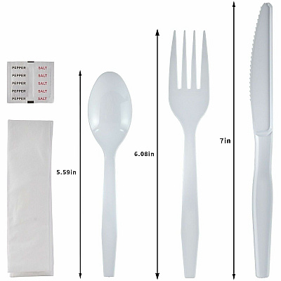 Genuine Joe 6-Piece Medium-Weight Utensil Kit (58927)