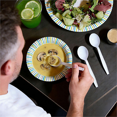 Genuine Joe Heavy-Weight Polypropylene Cutlery (30418)
