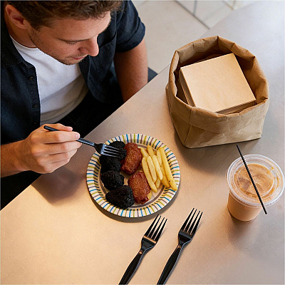 Genuine Joe Disposable Polystyrene Cutlery (30423)