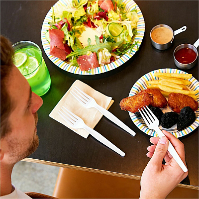 Genuine Joe Disposable Polystyrene Cutlery (30431)