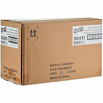 Genuine Joe Disposable Polystyrene Cutlery (30431)