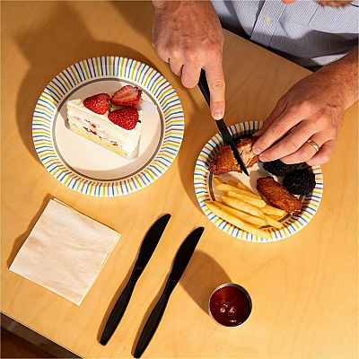 Genuine Joe Heavy-Weight Polypropylene Cutlery (30408)
