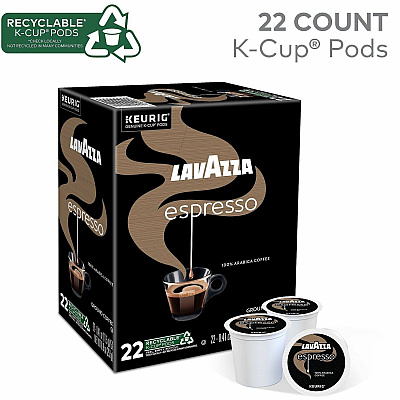 Lavazza K-Cup, Pod, Ground Espresso Italiano K-Cup Coffee Pods (0451)