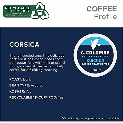 FLAVIA FLAVIA K-Cup, Pod, Ground Corsica K-Cup Coffee Pods (0328CT)