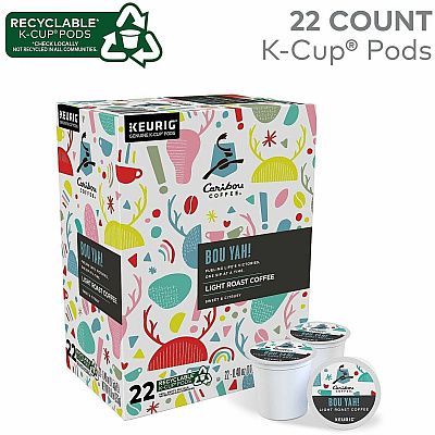Caribou Coffee K-Cup, Pod 'Bou Yah! Blend K-Cup Pods (9686)