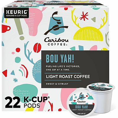 Caribou Coffee K-Cup, Pod 'Bou Yah! Blend K-Cup Pods (9686)
