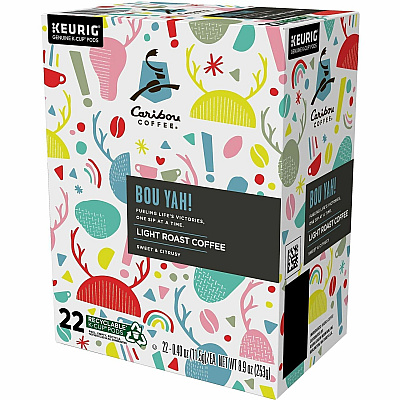 Caribou Coffee K-Cup, Pod 'Bou Yah! Blend K-Cup Pods (9686)