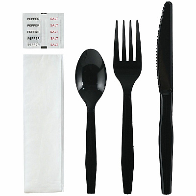 Genuine Joe 6-Piece Medium-Weight Utensil Kit (58929)