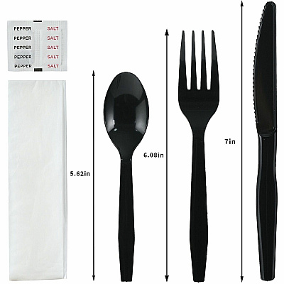 Genuine Joe 6-Piece Medium-Weight Utensil Kit (58929)