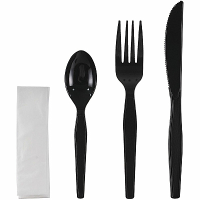 Genuine Joe 4-Piece Medium-Weight Utensil Kit (58928)
