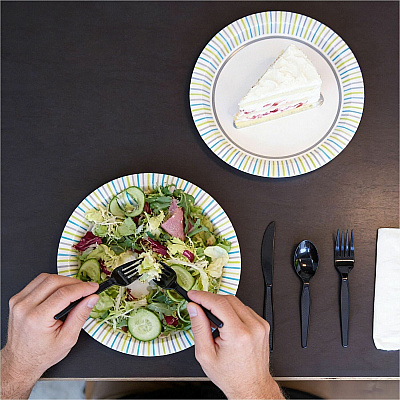 Genuine Joe 4-Piece Medium-Weight Utensil Kit (58928)