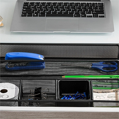 Lorell Multi-Compartment Mesh Drawer Organizer (84136)