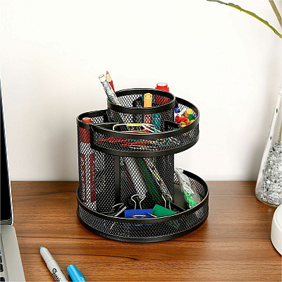 Lorell Multi-Compartment Rotating Desk Organizer (84137)