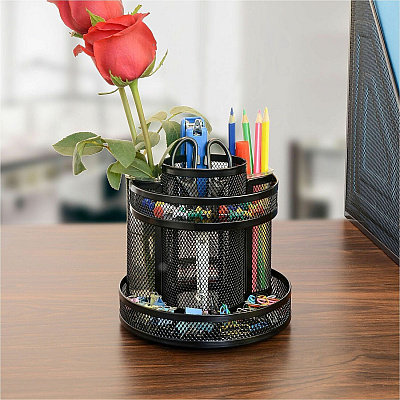 Lorell Multi-Compartment Rotating Desk Organizer (84137CT)