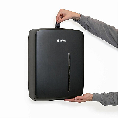 San Jamar Timeless Folded Paper Towel Dispenser (T1500BK)