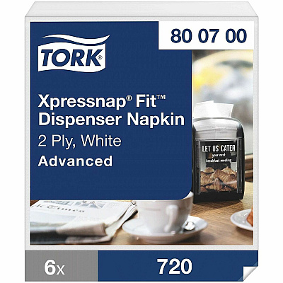 TORK Xpressnap Fit Dispenser Napkins (800700)