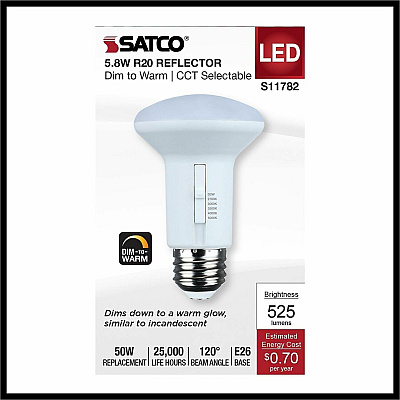 Satco LED R20 Reflector Bulbs (S11782)