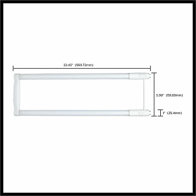 Satco LED Filament U-Bend Bulb (S18413)