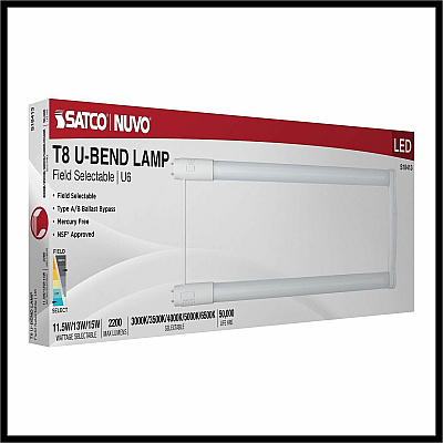 Satco LED Filament U-Bend Bulb (S18413)