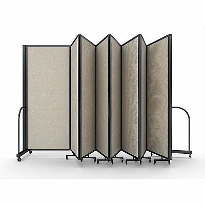 Screenflex Full Motion Room Dividers (FSH6109BSND)