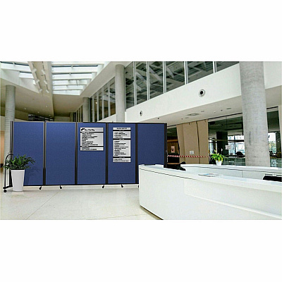 Screenflex Full Motion Room Dividers (FSH605BDG)