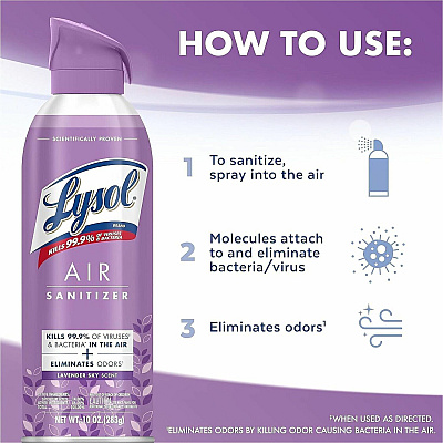 LYSOL Air Sanitizer (56348CT)
