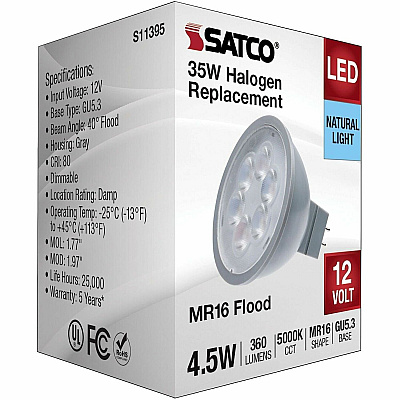Satco LED MR16 Lightbulb (S11395)