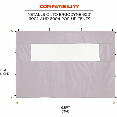 ergodyne SHAX 6195 Sidewall with Mesh Window (12929)