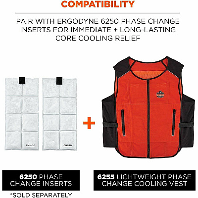 ergodyne Chill-Its 6255 Lightweight Cooling Vest (12118)