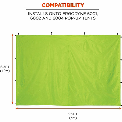 ergodyne SHAX 6194 Pop-Up Tent Sidewall (12921)