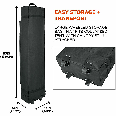 ergodyne SHAX 6004 Heavy-Duty Pop-Up Tent (12909)