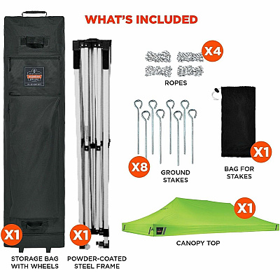 ergodyne SHAX 6004 Heavy-Duty Pop-Up Tent (12909)