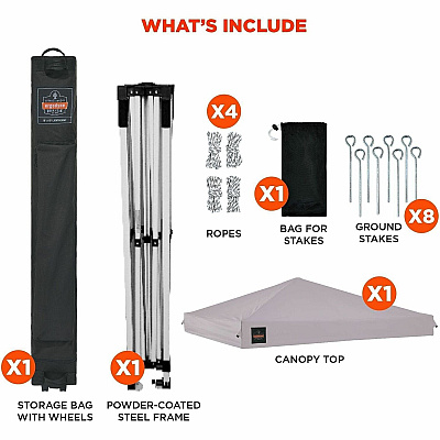 ergodyne SHAX 6001 Lightweight Pop-Up Tent (12914)