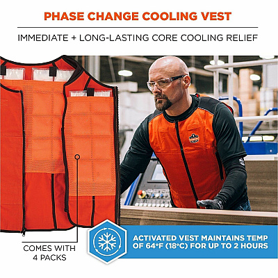 ergodyne Chill-Its 6260 Cooling Packs Vest Kit (12009)