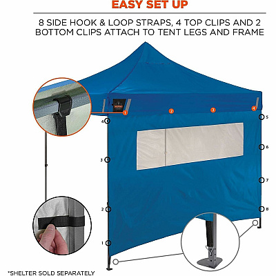 ergodyne SHAX 6195 Sidewall with Mesh Window (12928)