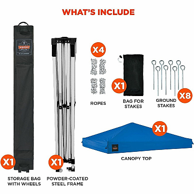 ergodyne SHAX 6001 Lightweight Pop-Up Tent (12913)