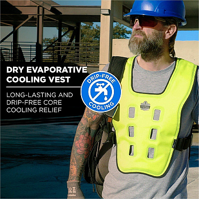 ergodyne Chill-Its 6684 Dry Evaporative Cooling Vest (12736)