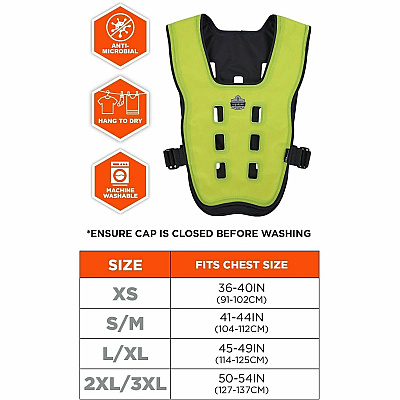 ergodyne Chill-Its 6684 Dry Evaporative Cooling Vest (12736)