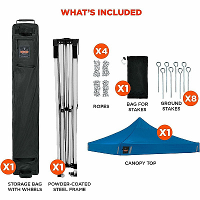 ergodyne SHAX 6002 Heavy-Duty Pop-Up Tent (12907)