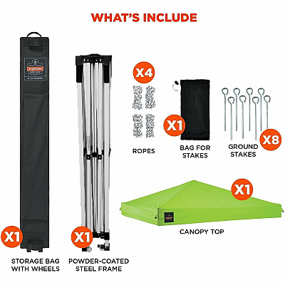 ergodyne SHAX 6001 Lightweight Pop-Up Tent (12912)