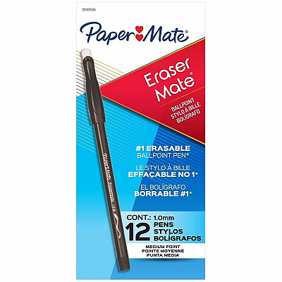Paper Mate EraserMate Ballpoint Pens (3930158A)