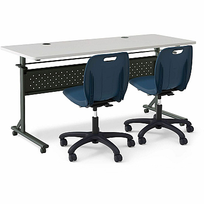 Lorell League Adjustable Height Mobile Classroom Chair (83093NY)