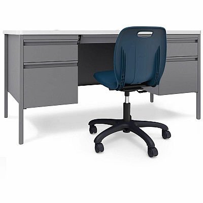 Lorell League Adjustable Height Mobile Classroom Chair (83093NY)