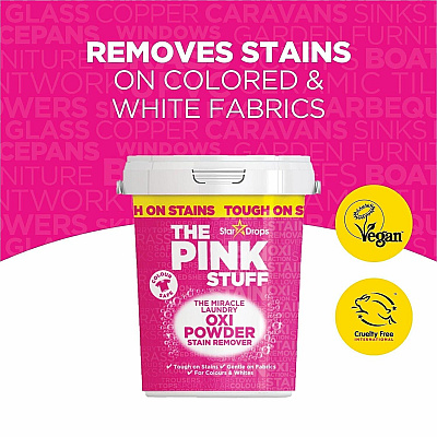 The Pink Stuff Laundry Oxi Powder Stain Remover (20148)