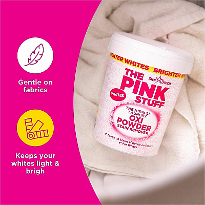 The Pink Stuff Laundry Oxi Powder Stain Remover (20162)