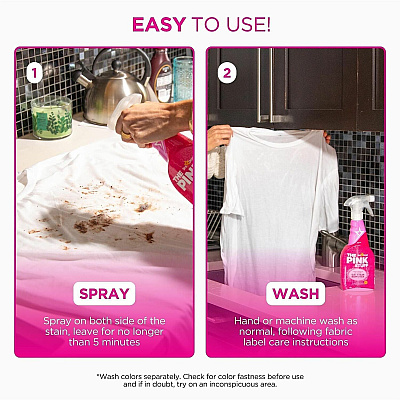 The Pink Stuff Laundry Oxi Stain Remover Spray (20186)