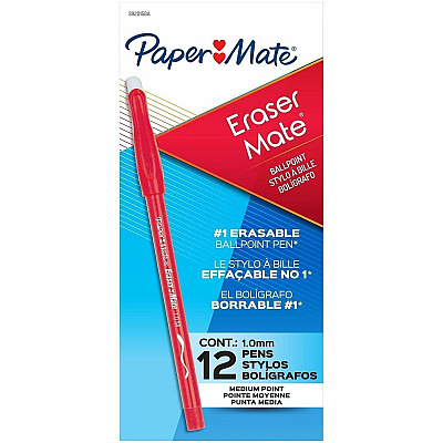 Paper Mate EraserMate Ballpoint Pens (3920158A)