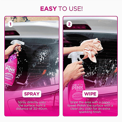 The Pink Stuff Window Cleaner with Rose Vinegar (82384)