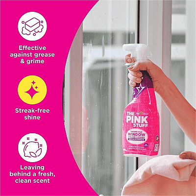 The Pink Stuff Window Cleaner with Rose Vinegar (82384)